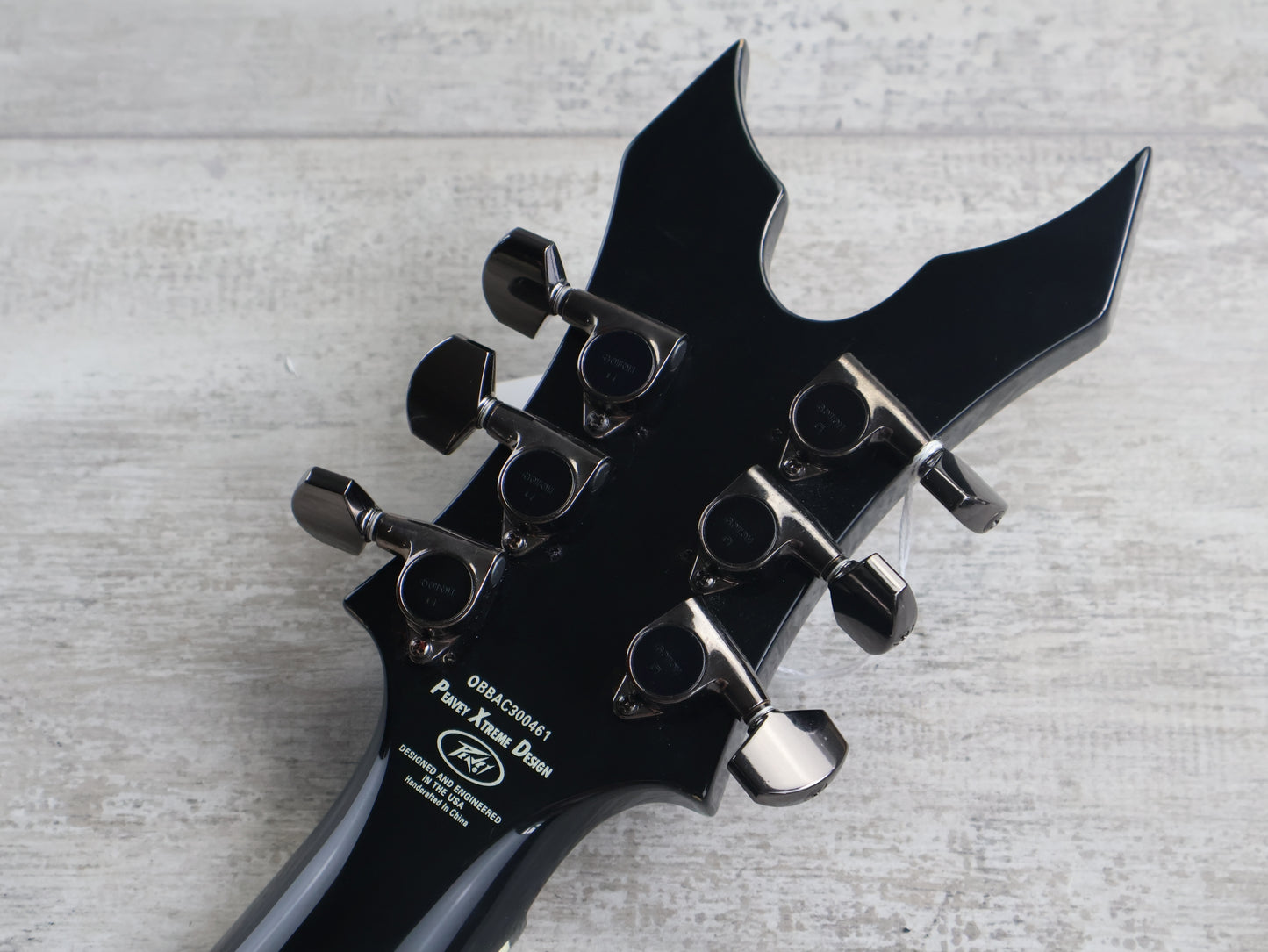 2013 Peavey PXD Vicious I Devin Townsend Flying V (Black)