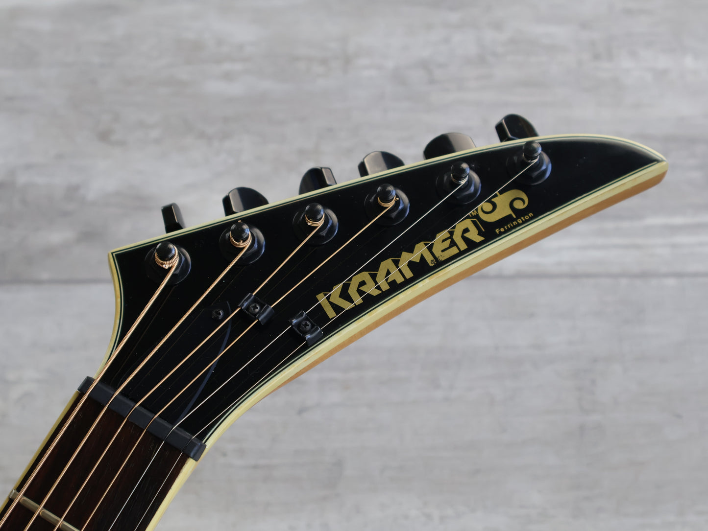 1987 Kramer KFS-1 Ferrington Stratocaster Acoustic (Black)