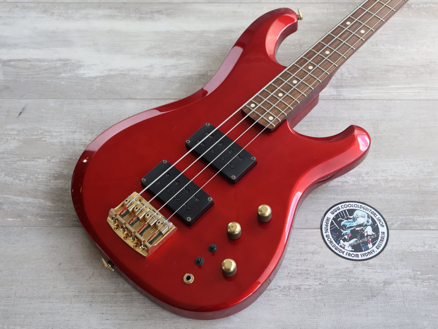 1984 Ibanez Japan RB824 Roadstar II Bass (Fire Red)