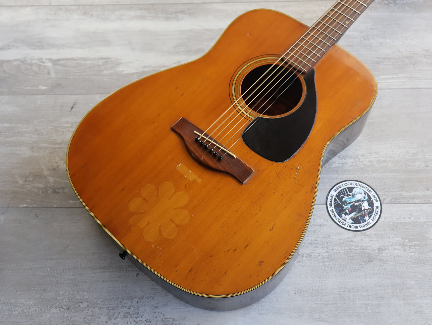 1968 Yamaha Japan FG-180 Red Label Acoustic Guitar