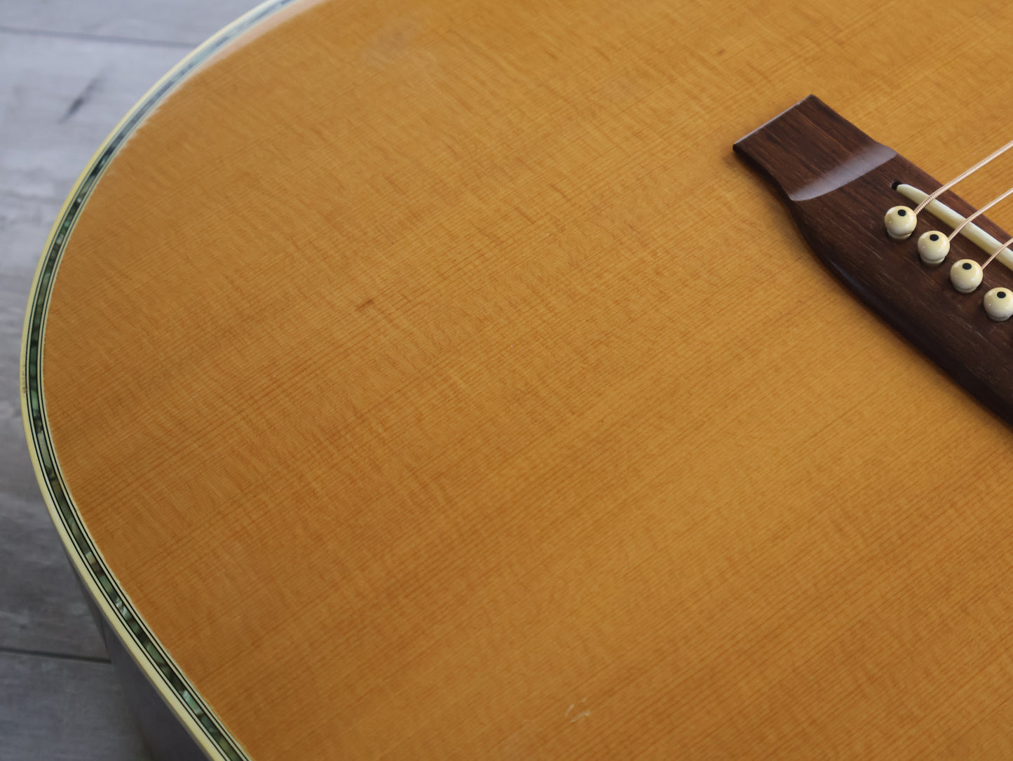 1970's Tetomas by Tahara Japanese Vintage Dreadnought Acoustic (Natural)