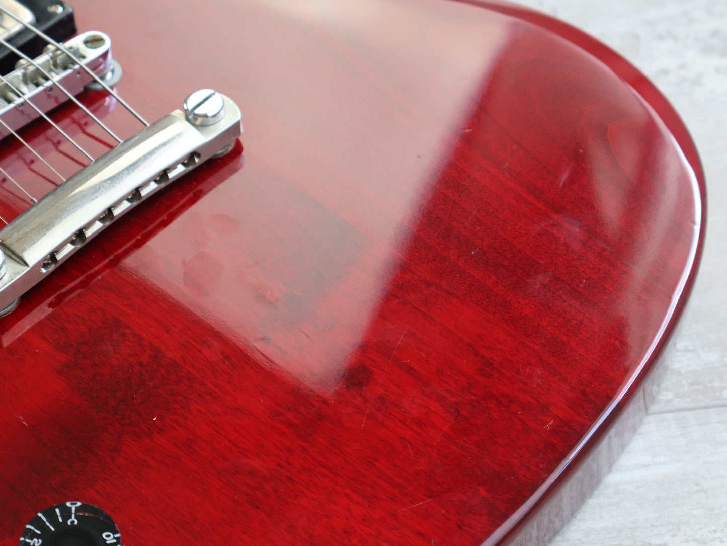 1994 Epiphone Korea (by Gibson) G-400 LH Left Handed SG (Cherry Red)