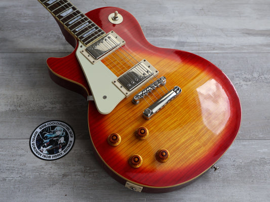 2011 Epiphone (by Gibson) LH Left Handed Les Paul Standard Plus Top (Heritage Cherry Sunburst)