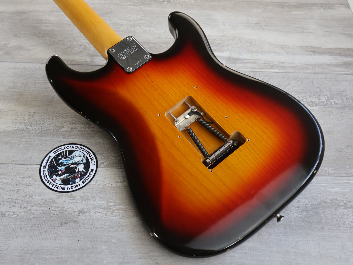 K.Nyui Custom Guitars (by PGM Japan) Left Handed '62 Reissue Stratocaster (Sunburst)