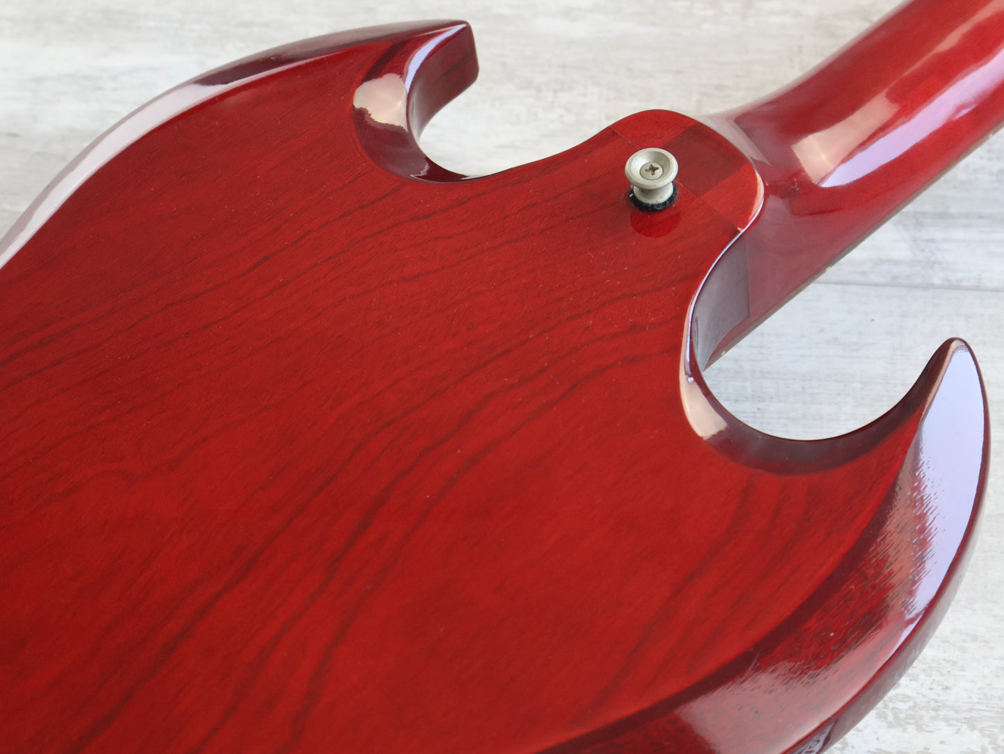 1977 Greco Japan EB-500 SG "EB" Long Scale Bass (Cherry Red)