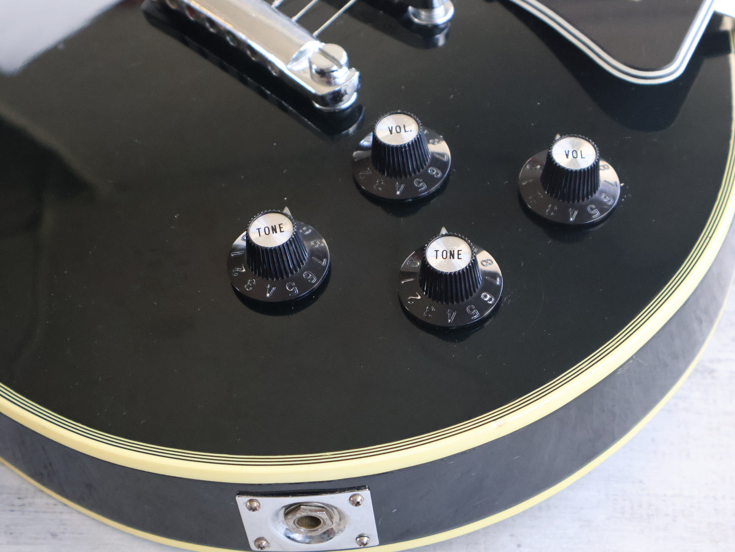 1974 Greco Japan EG-380B Les Paul Custom (Ebony)