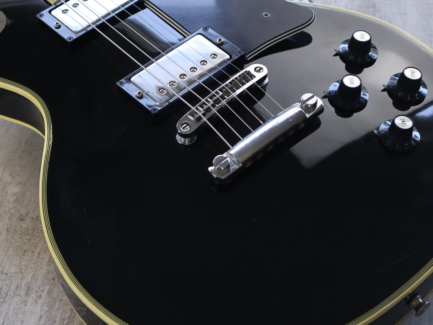 1974 Greco Japan EG-380B Les Paul Custom (Ebony)