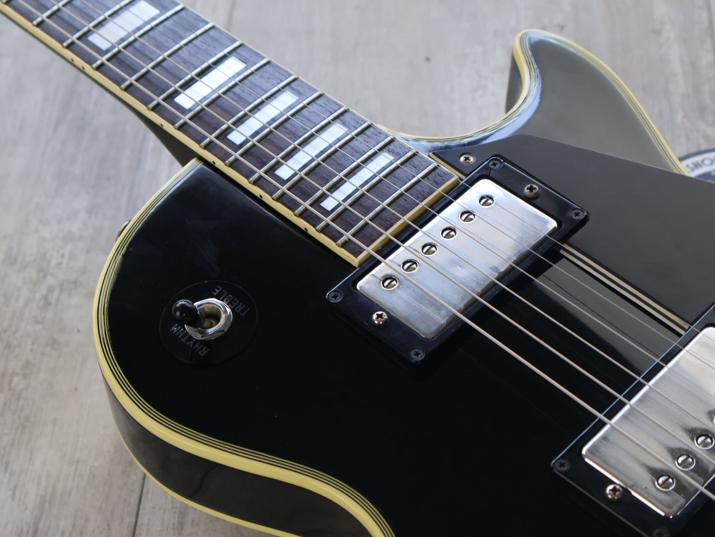 1974 Greco Japan EG-380B Les Paul Custom (Ebony)