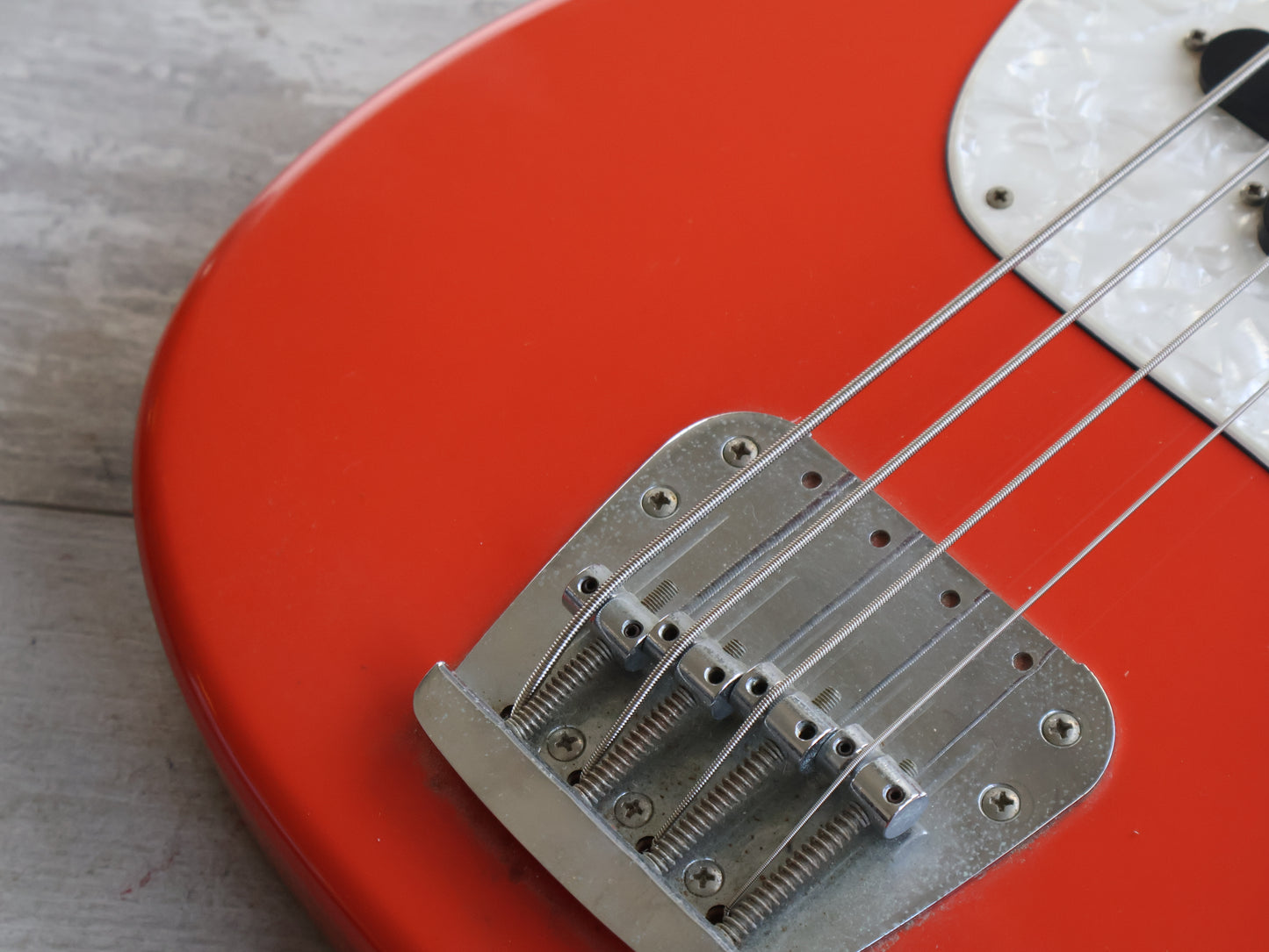 1999 Fender Japan MB98-70SD Mustang Bass (Fiesta Red)