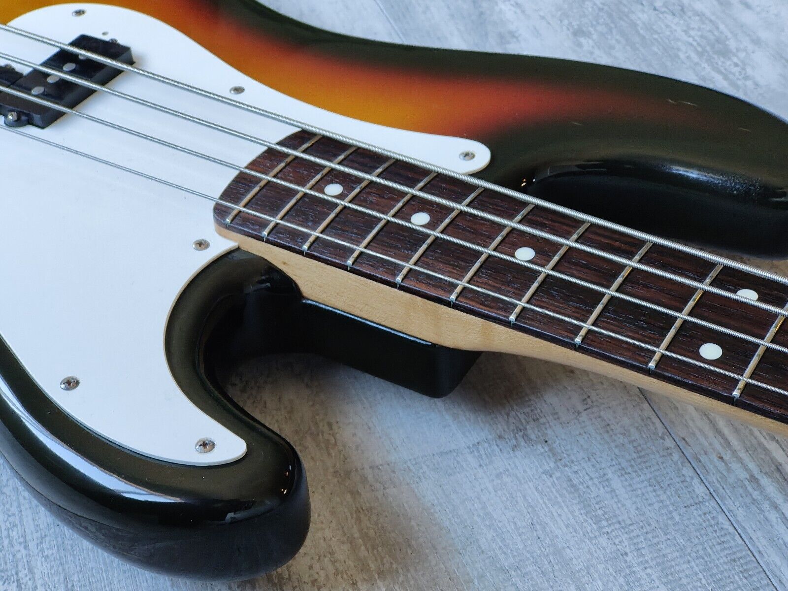 1993 Squier (by Fender Japan) Silver Series Precision Bass (Sunburst)