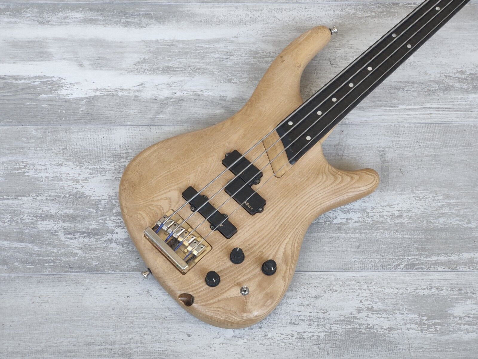 1990 Greco Japan PXB-80 Phoenix (Warwick-ish) Defretted/Fretless Bass  (Natural)