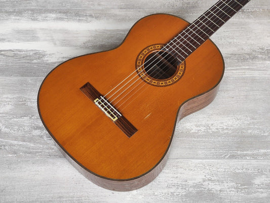 1988 Ryoji Matsuoka M-30 Nylon String Japanese Classical Guitar (Natural)