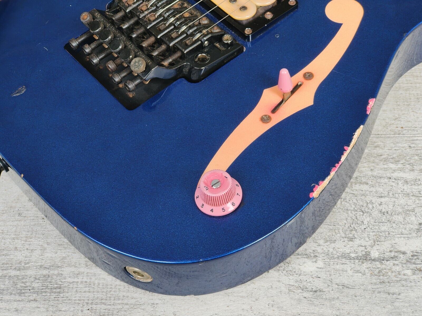 1993 Ibanez Japan PGM100 Paul Gilbert Signature Model Superstrat (Jewel  Blue)