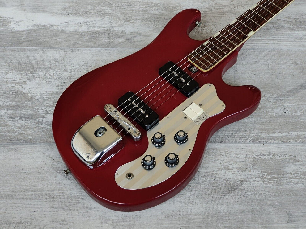 1960's Teisco Japan WG-2L w/Tokai P90's (Red) – Cool Old Guitars