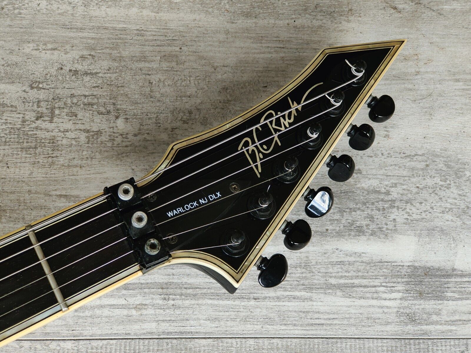 BC RICH(ビーシーリッチ)warlock nj deluxe black - エレキギター