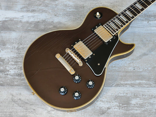 1970's Roje (Zen-On) Japan Les Paul Custom (Brown)