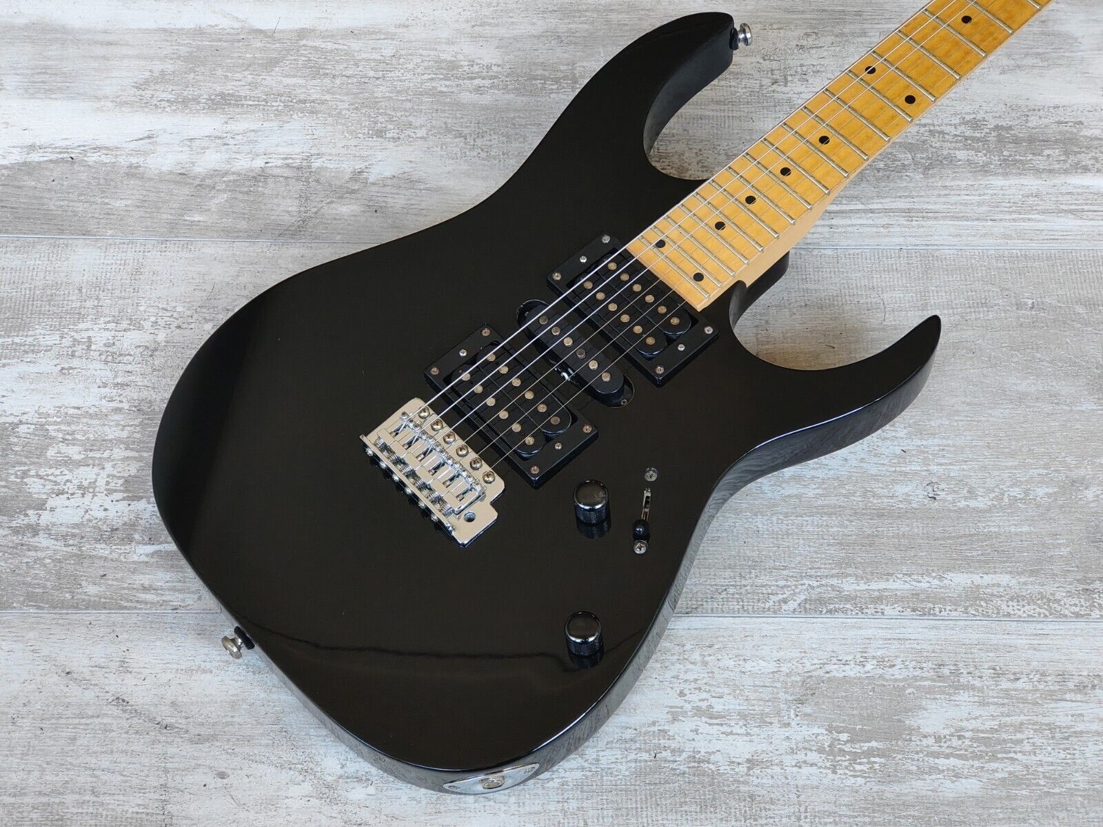 1998 Ibanez RG170 HSH Superstrat (Black)