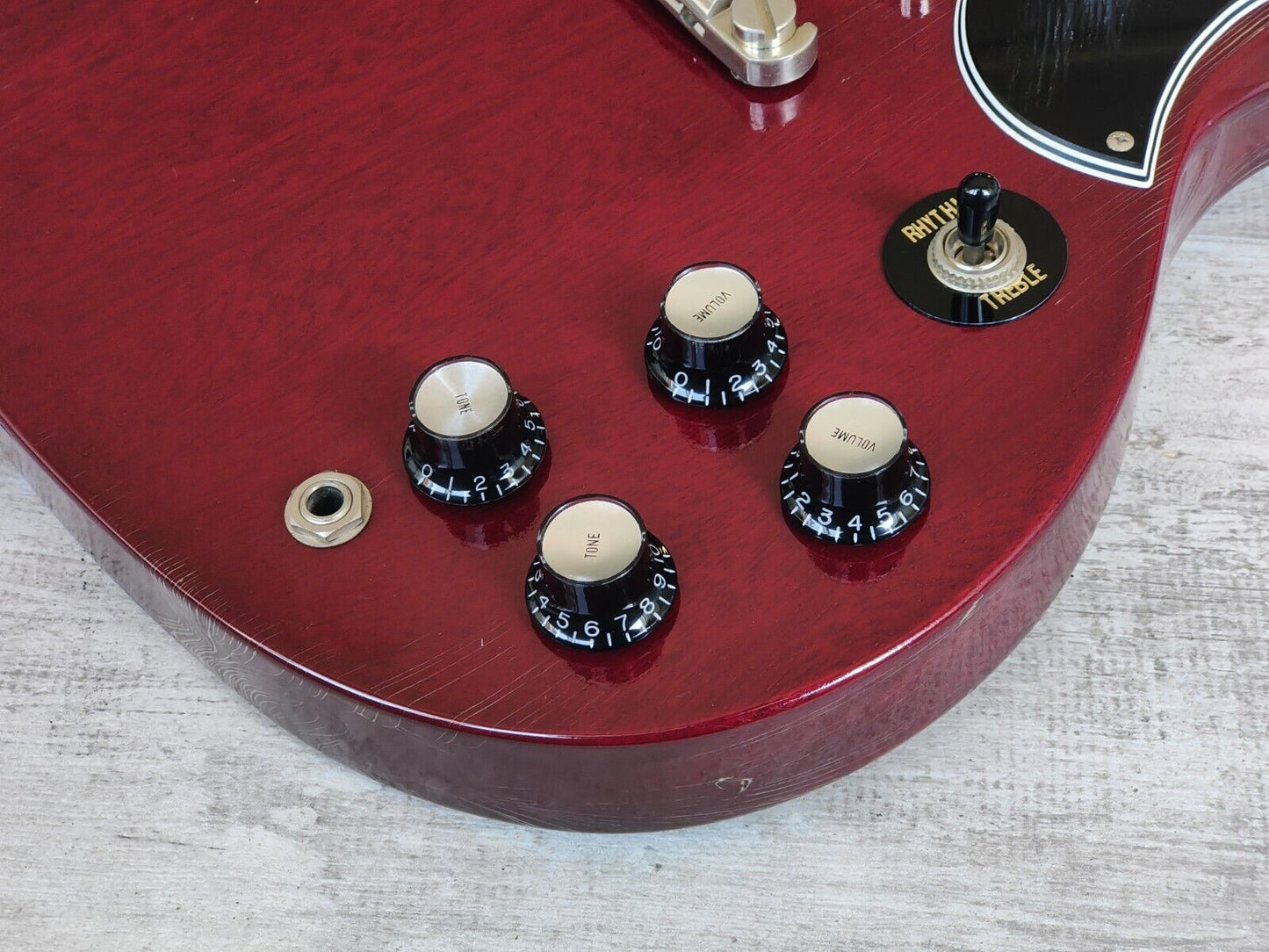 2014 Edwards (by ESP Japan) E-SG-120LT2 SG w/Seymour Duncan's (Cherry Red)