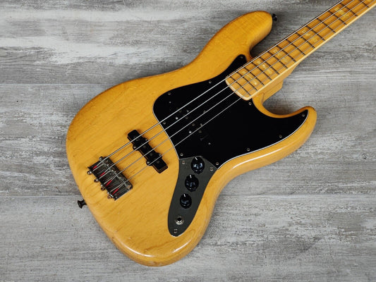 1980's ESP Navigator Japan Custom Order 70's Reissue Jazz Bass (Natural)