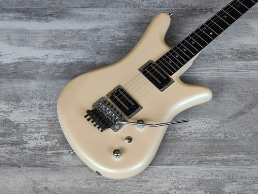 1985 Rockoon/Schaller Japan (by Kawai) RG Series "Thumb" Guitar (Pearl White)