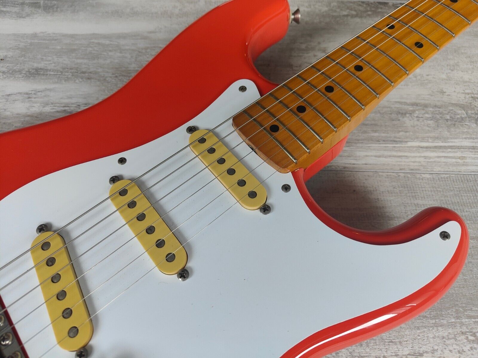 1983 Squier Japan SST-30 JV Series Vintage Stratocaster (Orange)