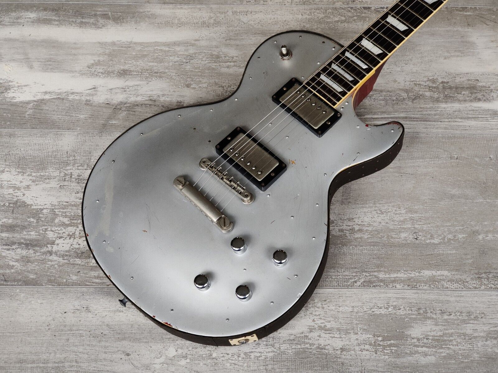 1983 Burny RLG-50 Super Grade Les Paul Standard (Steampunk Silver) – Cool  Old Guitars