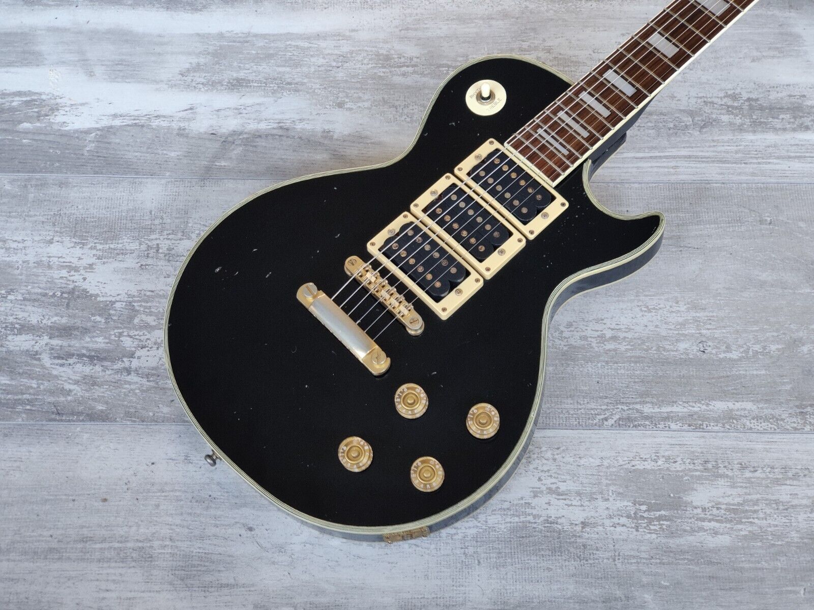 1980's Tomson Japan Les Paul Custom (Black Beauty)