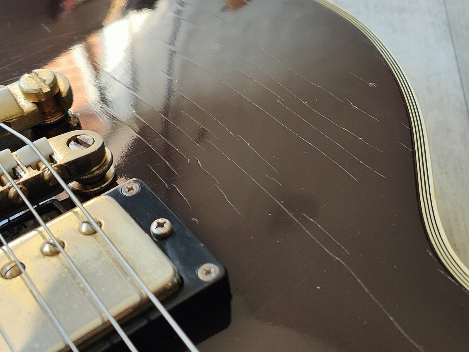 1970's Roje (Zen-On) Japan Les Paul Custom (Brown)