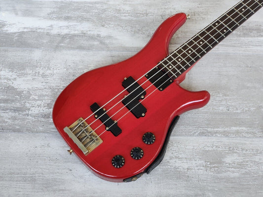 1987 Fernandes Japan FRB-60 PJ Revolver Bass (Trans Red)