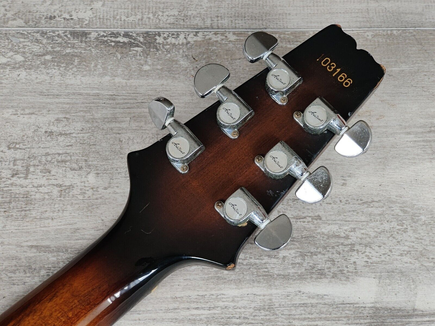 1981 Aria Pro II Japan CS-400 Cardinal Double Cutaway (Brown Sunburst)