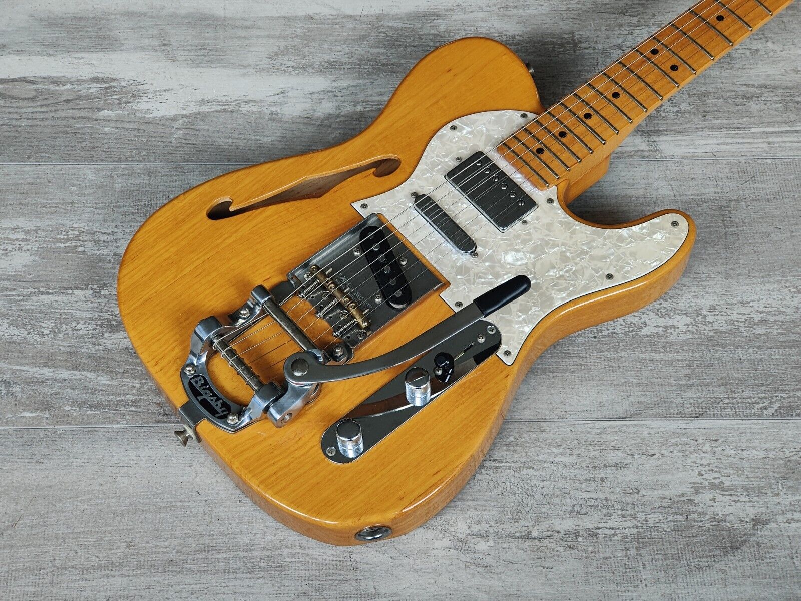 2004 Fender Japan J-Craft Series TN-85SPL Thinline Telecaster w/Bigsby –  Cool Old Guitars