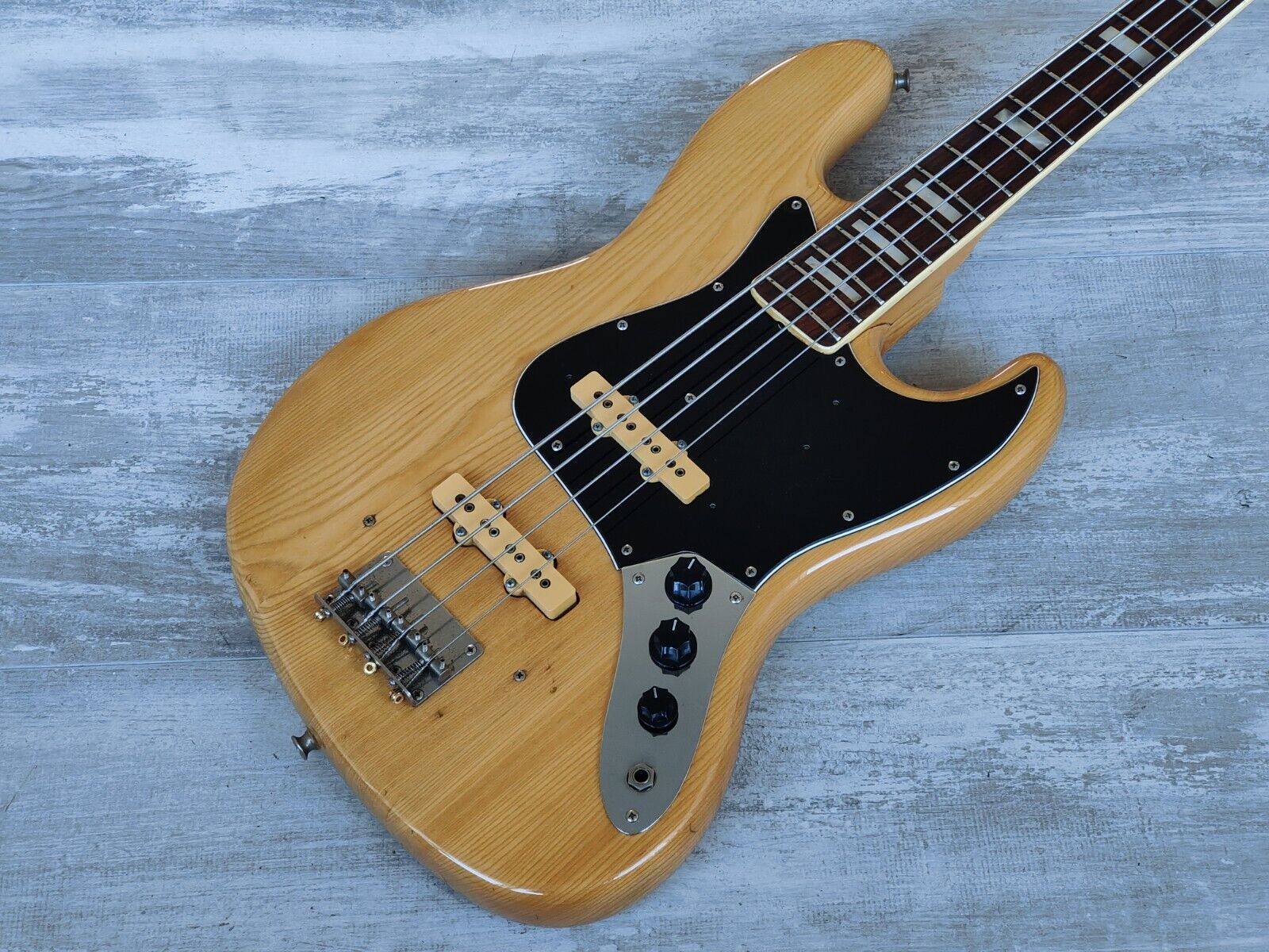 1978 Aria Pro II JB-700D 70's Precise Jazz Bass w/Dimarzio Pickups (Natural)