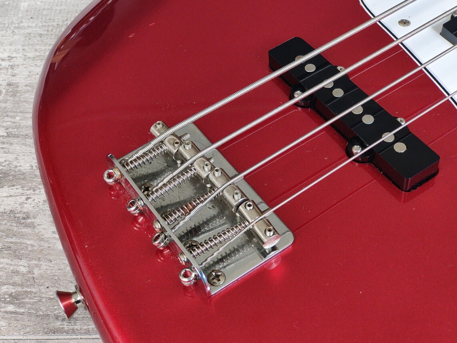 2010 Fender Japan JB-STD/PJ PJ Jazz Bass (Candy Apple Red) – Cool Old  Guitars