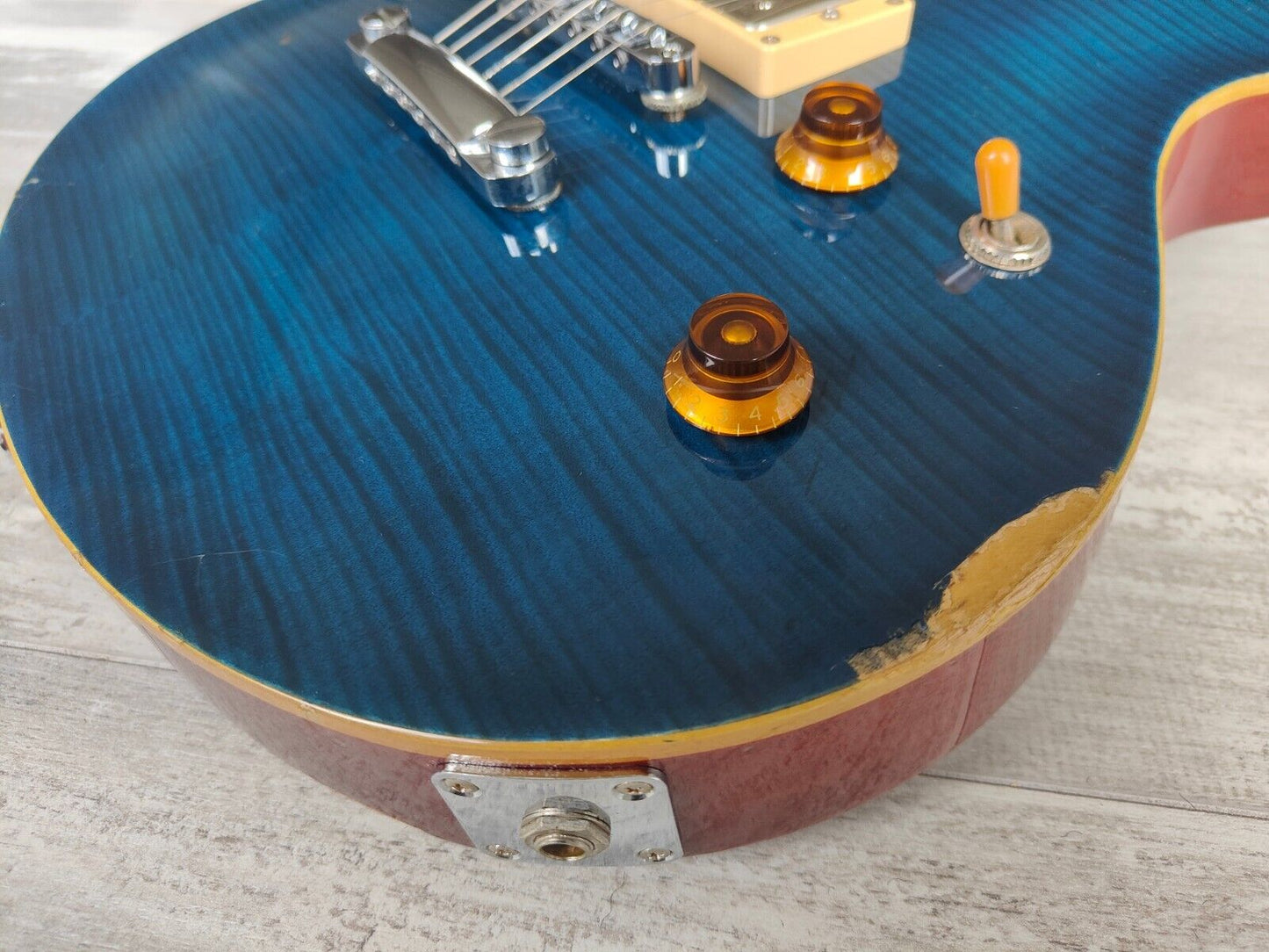 2008 Edwards (by ESP) Japan E-PO-100D Potbelly (See Thru Blue)