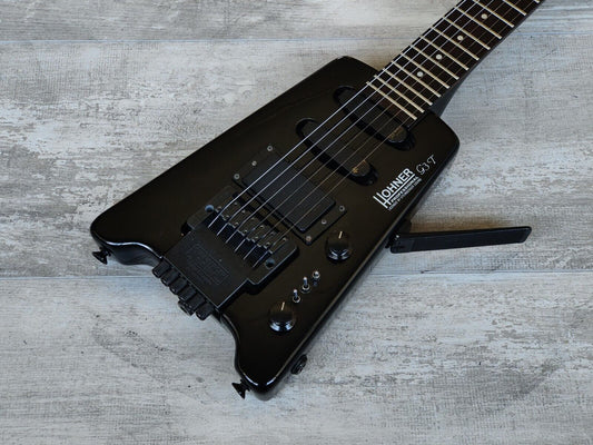 1989 Hohner G3T Headless Guitar w/Steinberger System (Black)