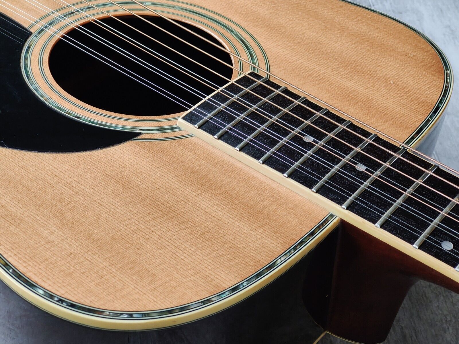 1980 Morris BW-50 Japanese Vintage 9-String Acoustic Dreadnought (Natural)