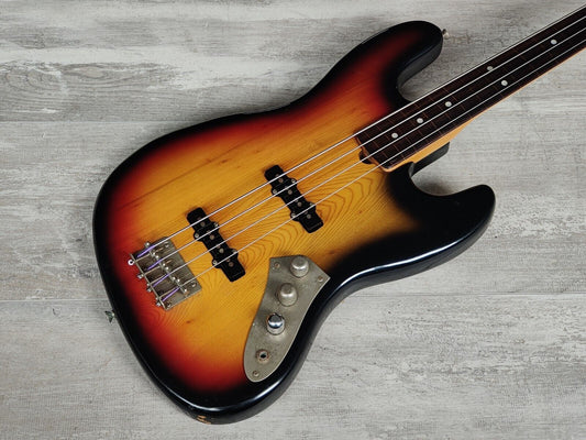 1979 Fernandes Japan FJB-65J Jaco Pastorius Fretless Jazz Bass (Sunburst)