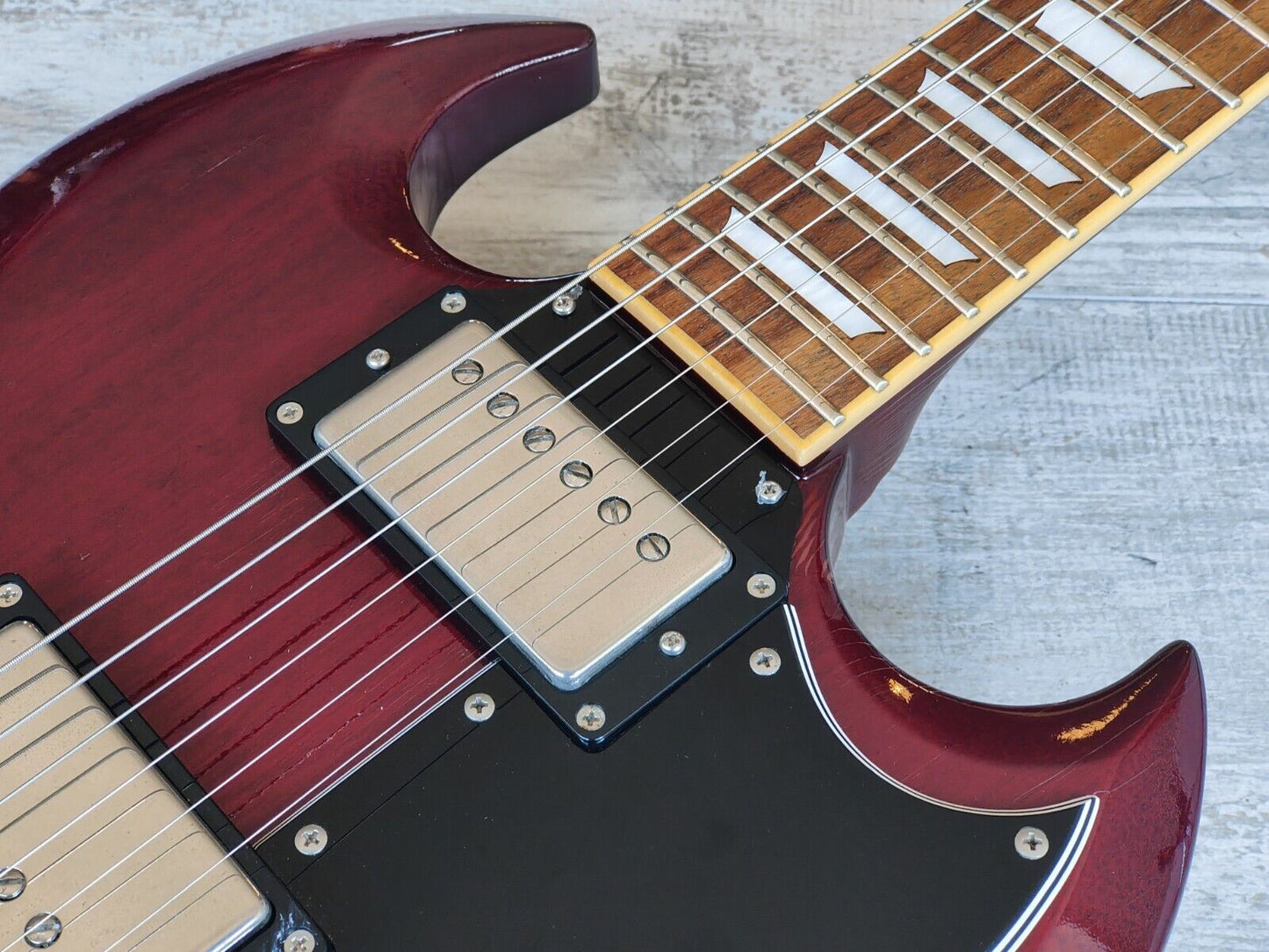 2014 Edwards (by ESP Japan) E-SG-120LT2 SG w/Seymour Duncan's (Cherry Red)