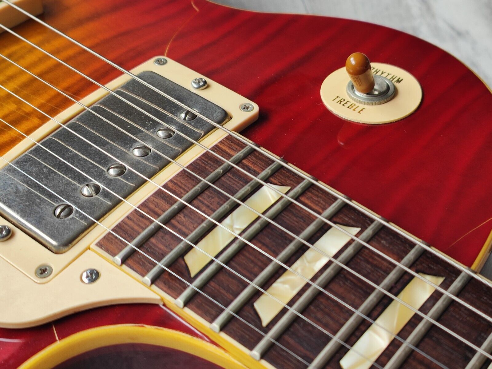 1993 Orville Japan (by Gibson) LPS-80F Les Paul Standard (Cherry Sunburst)