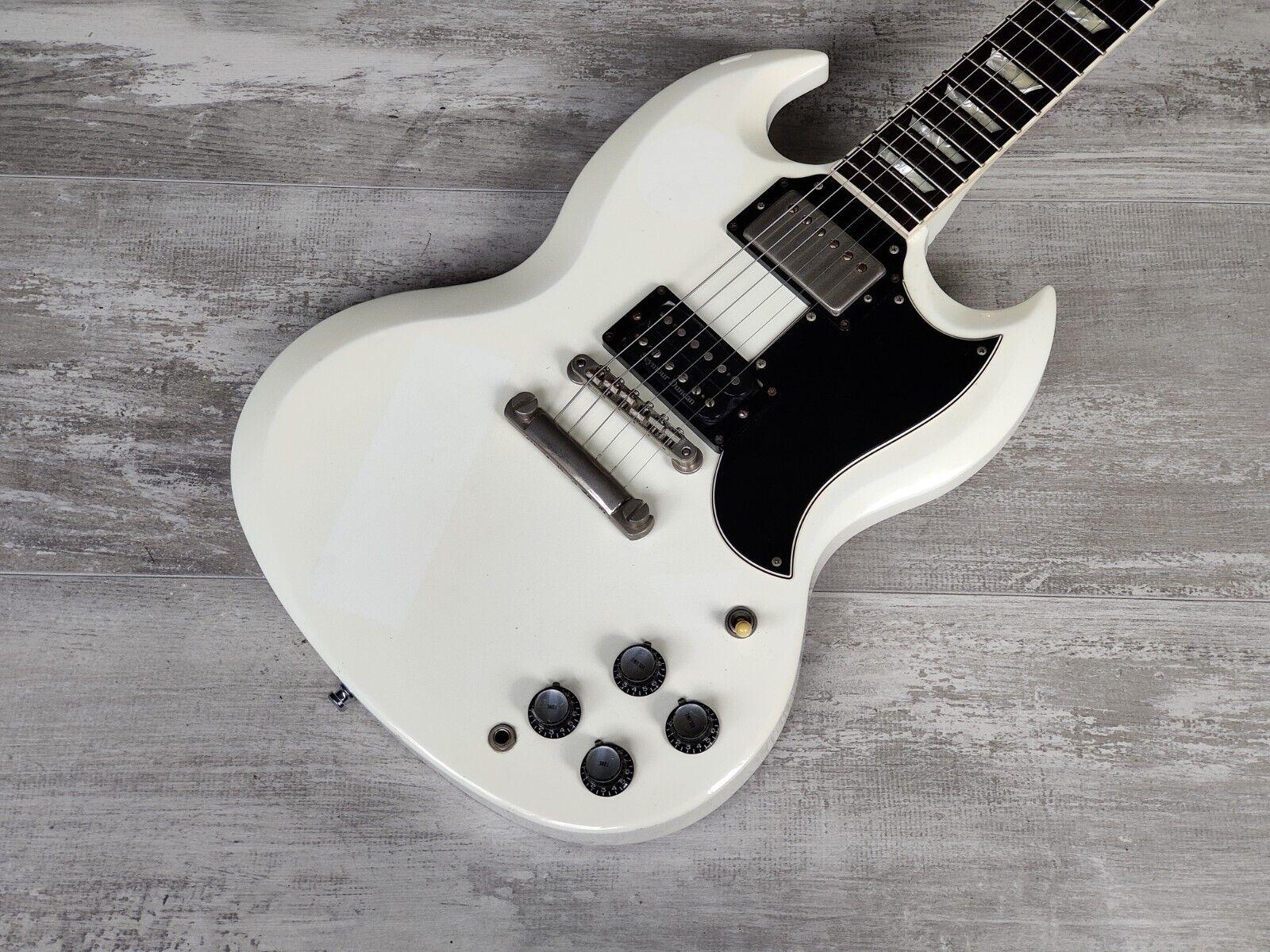 1994 Orville (Gibson) Japan SG-65 '62 Reissue SG Double Cutaway (Alpine  White)