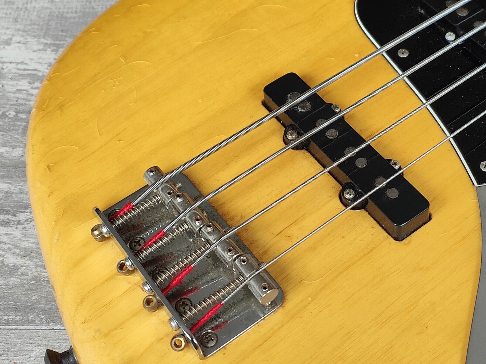 1980's ESP Navigator Japan Custom Order 70's Reissue Jazz Bass (Natural)