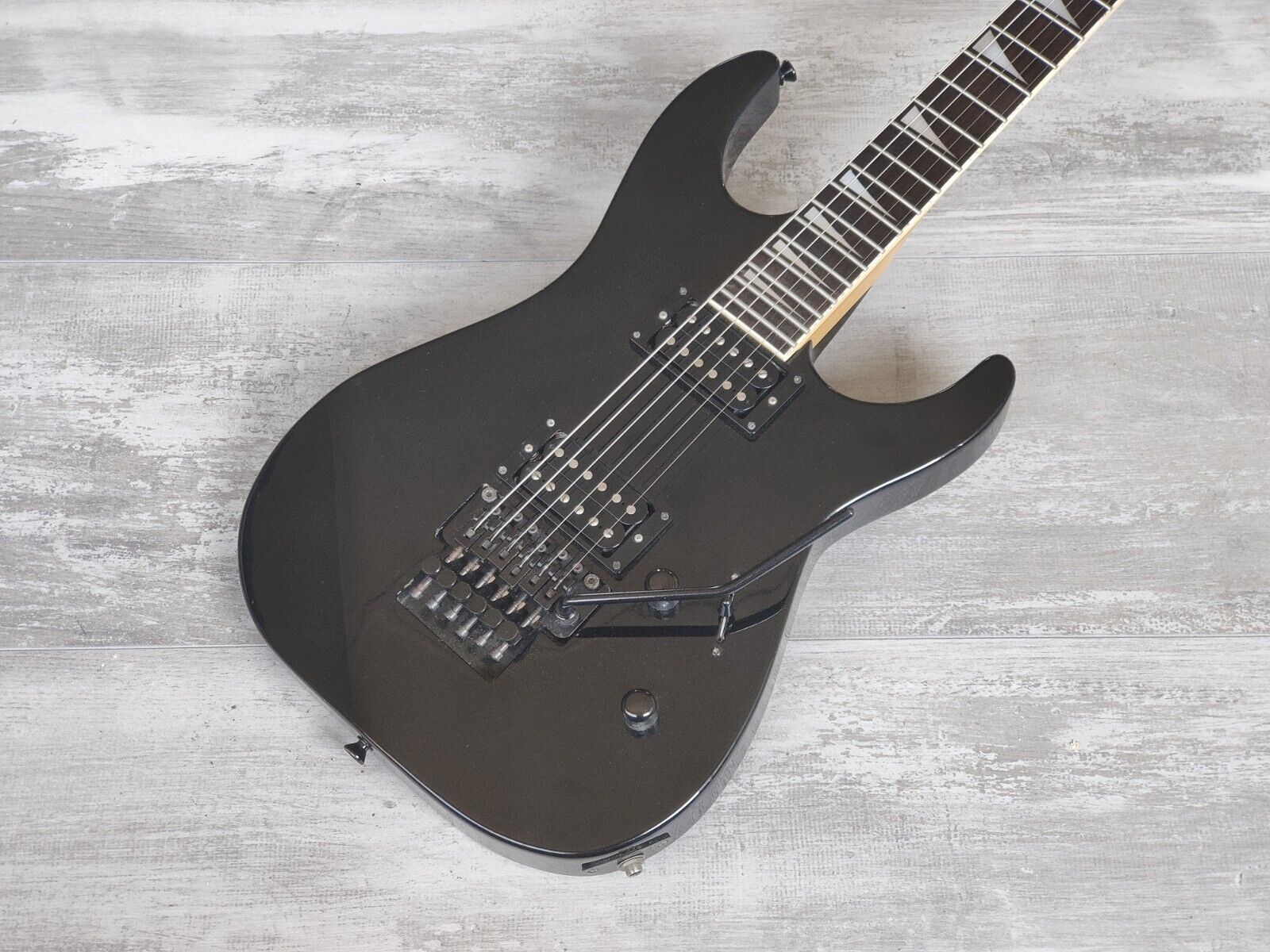 1995 Edwards Japan (by ESP) EMR-85 Mirage HH w/Floyd Rose (Black)