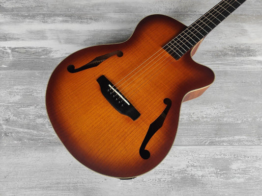 2018 Aria FET-F1 Electric/Acoustic Guitar (Violin Burst)