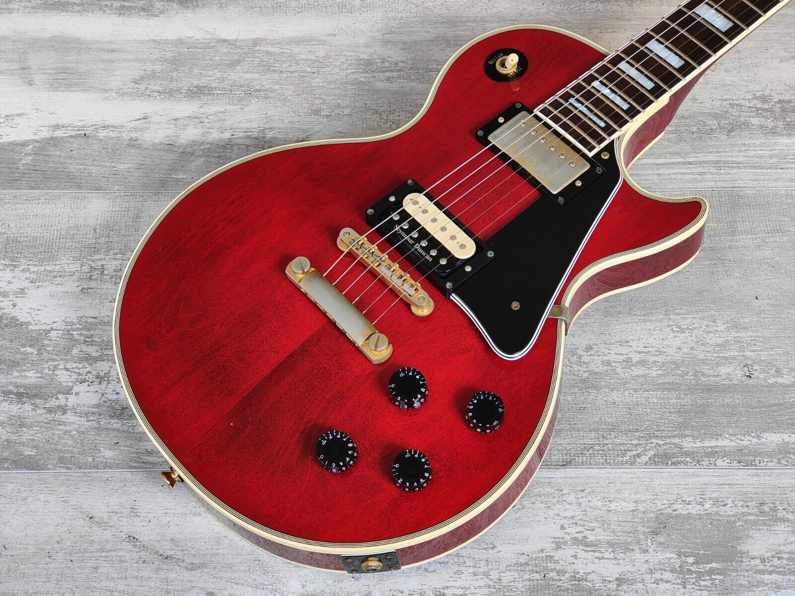 1999 Epiphone Japan LPC-80 Les Paul Custom (Wine Red)