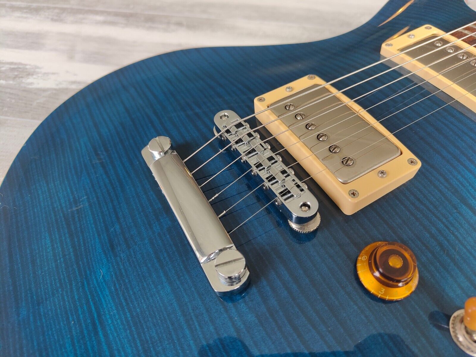 2008 Edwards (by ESP) Japan E-PO-100D Potbelly (See Thru Blue) – Cool Old  Guitars