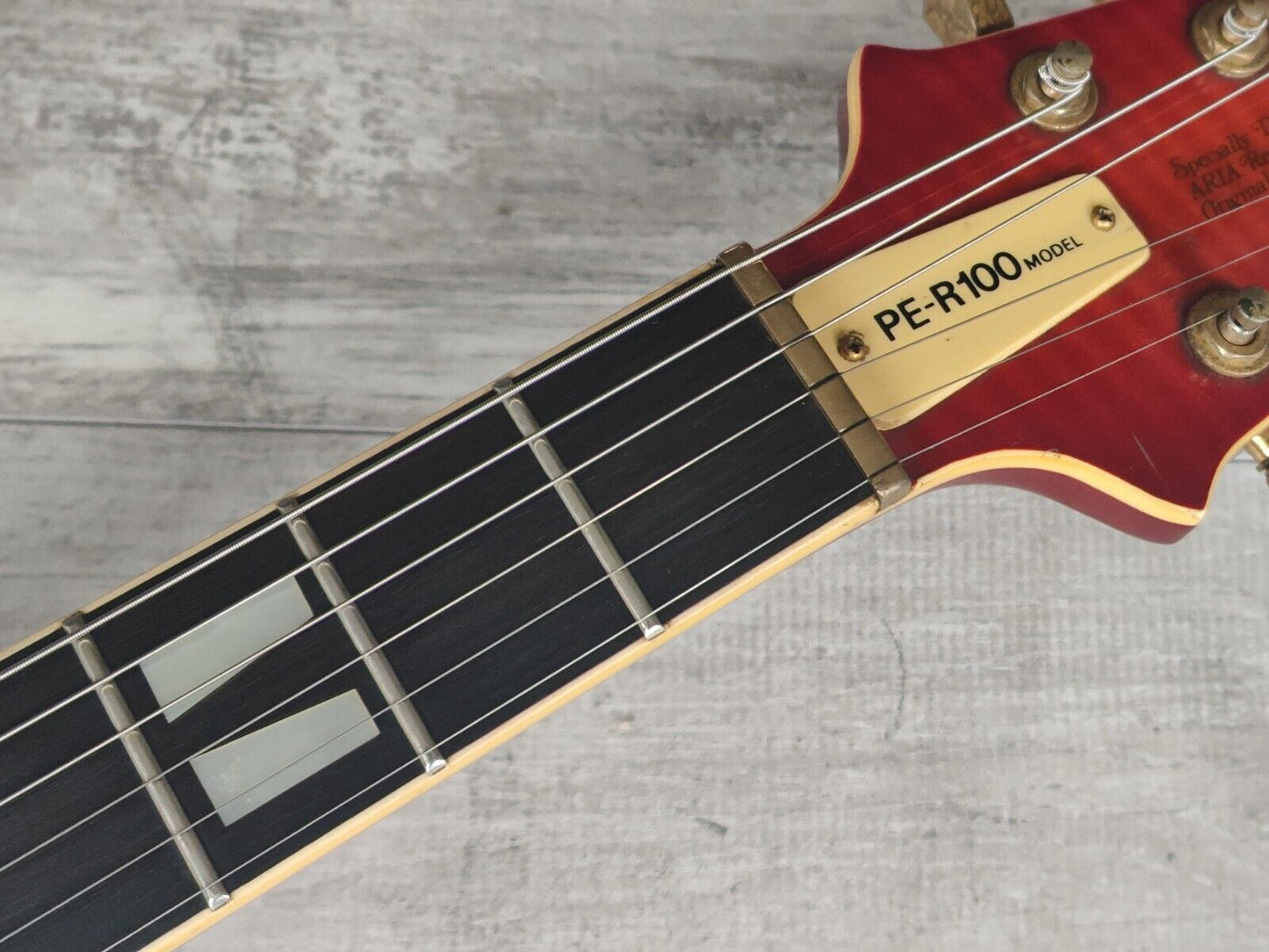 1982 Aria Pro II (Matsumoku) PE-R100 Single Cutaway (Cherry Sunburst)