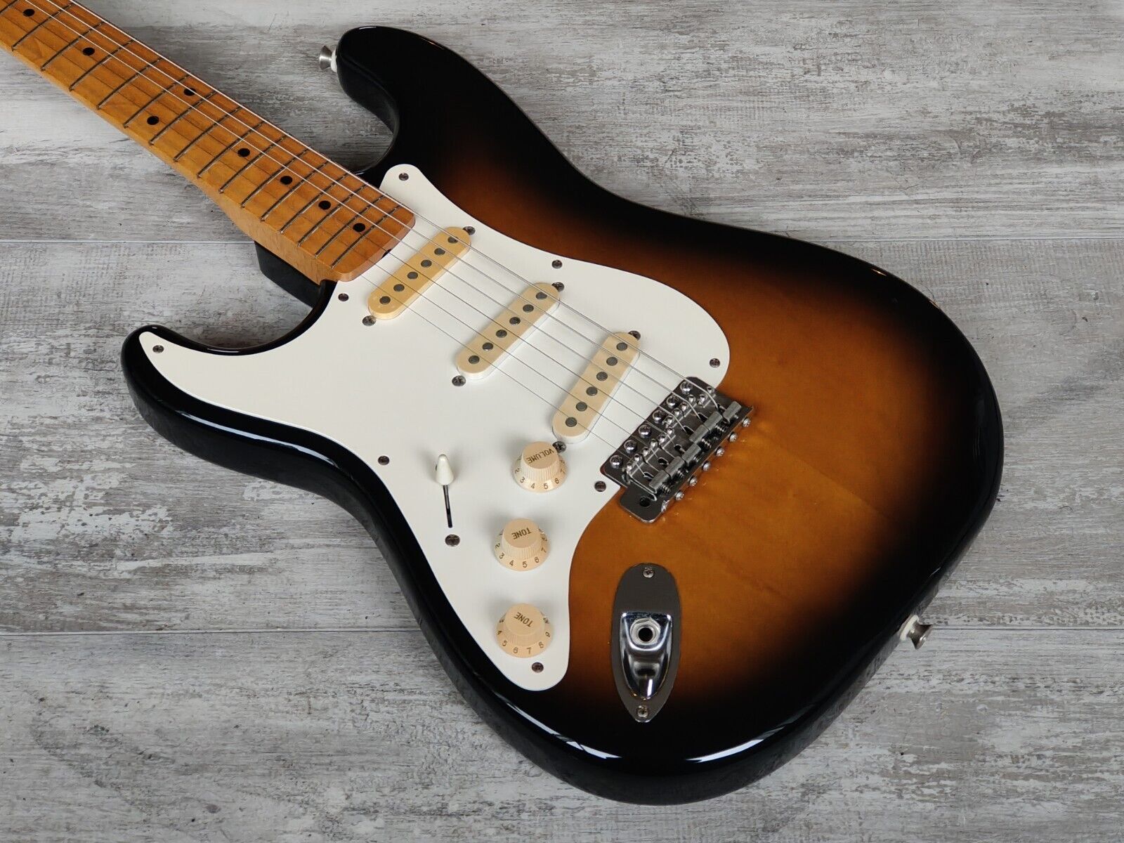 1995 Fender Japan ST57-65L LH Left Handed '57 Reissue Stratocaster (Su –  Cool Old Guitars