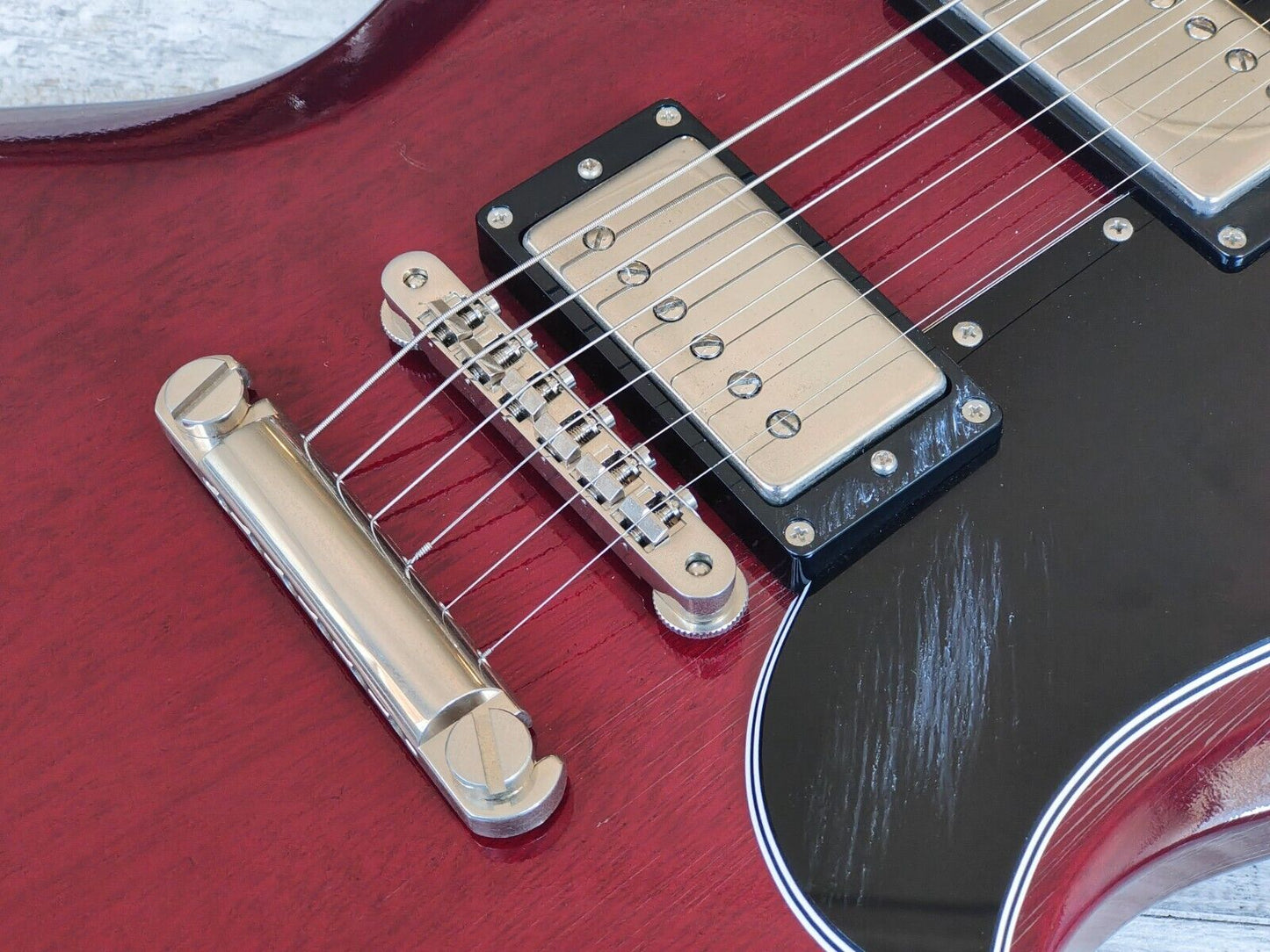 2014 Edwards (by ESP Japan) E-SG-120LT2 SG w/Seymour Duncan's (Cherry Red)