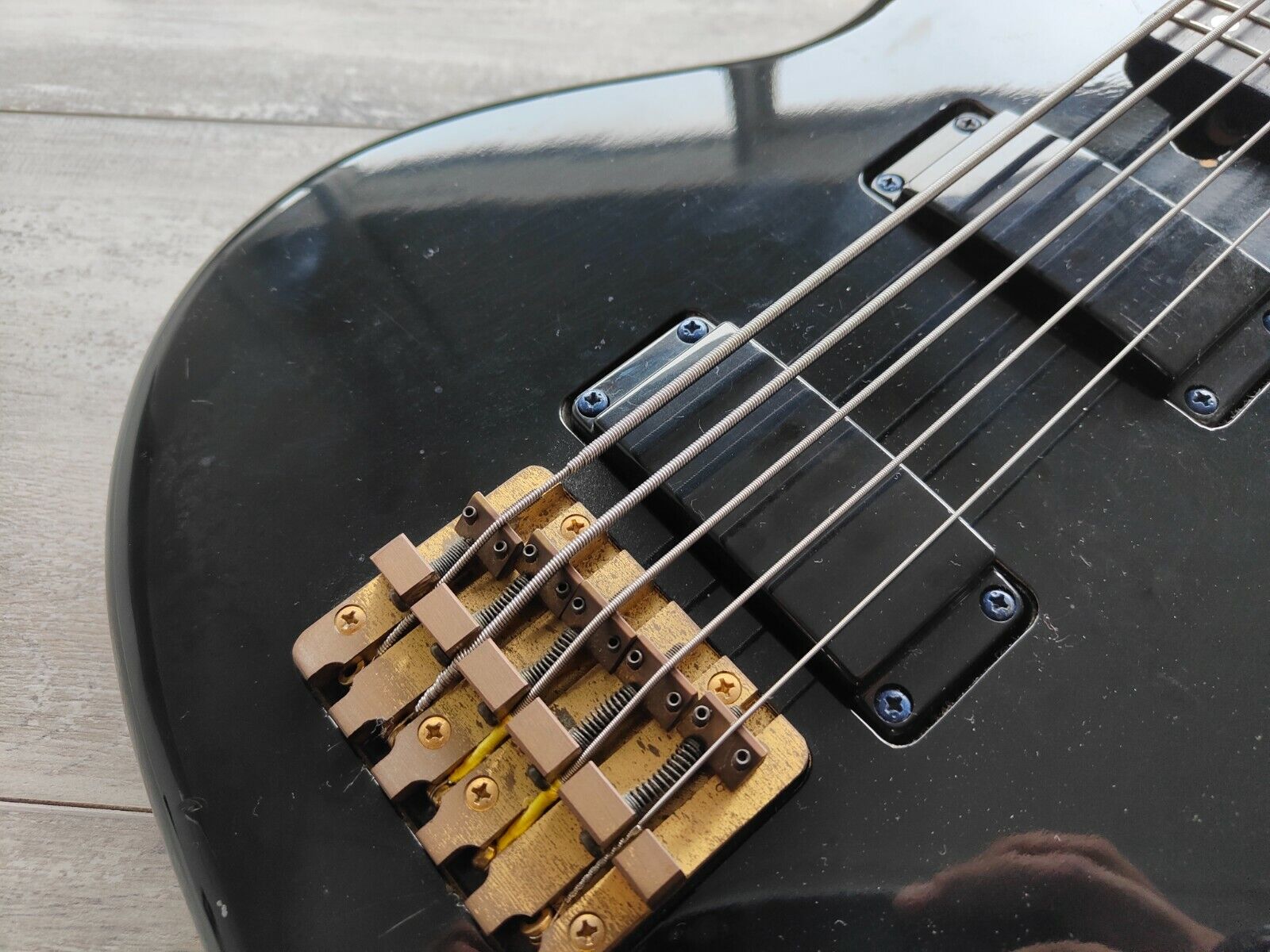 1984 Aria Pro II Japan RSB Deluxe 5-String Bass (Black) – Cool Old 