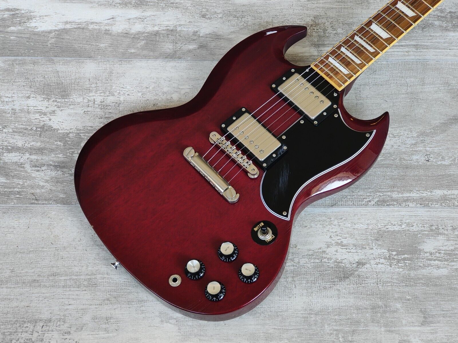 2014 Edwards (by ESP Japan) E-SG-120LT2 SG w/Seymour Duncan's (Cherry –  Cool Old Guitars